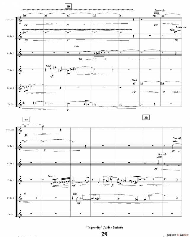 Ingravity（第三乐章）（总谱）