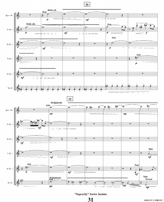 Ingravity（第三乐章）（总谱）