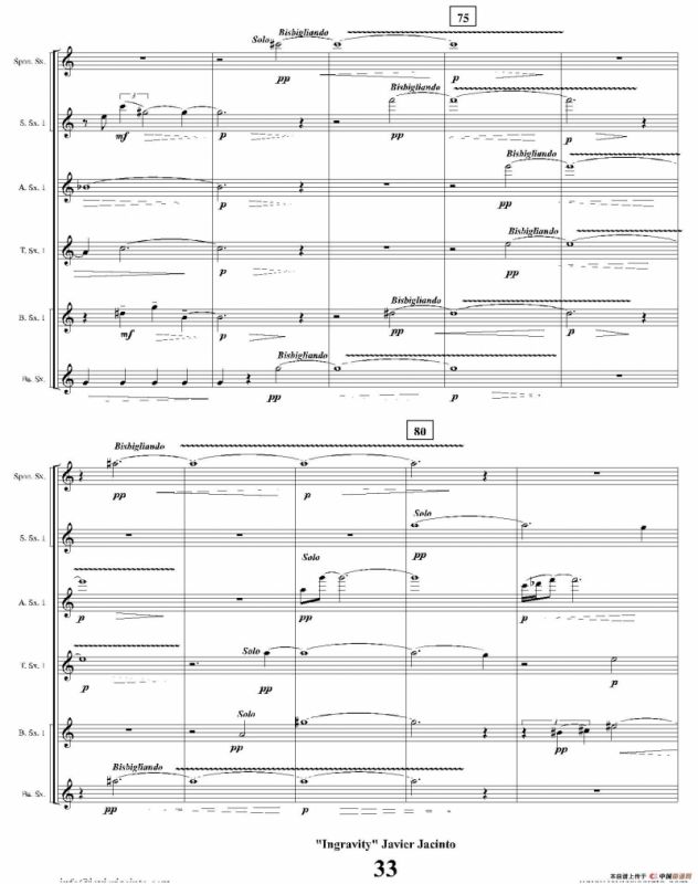 Ingravity（第三乐章）（总谱）