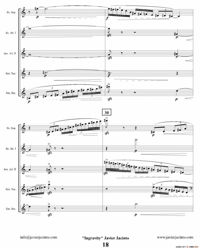 Ingravity（第二乐章）（总谱）