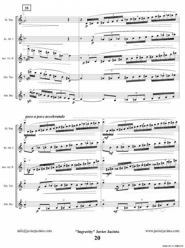 Ingravity（第二乐章）（总谱）