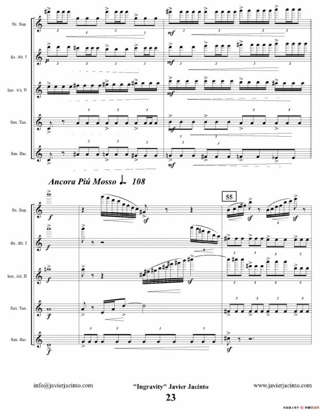 Ingravity（第二乐章）（总谱）
