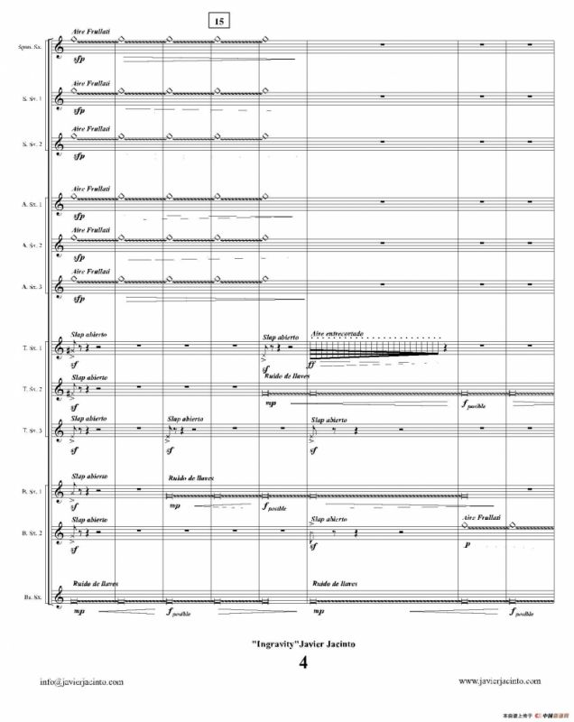 Ingravity（第一乐章）（总谱）