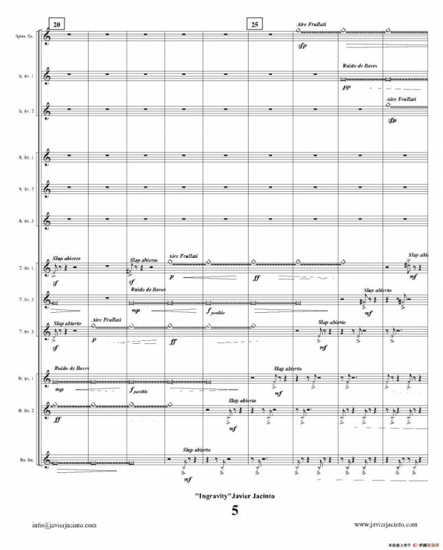 Ingravity（第一乐章）（总谱）
