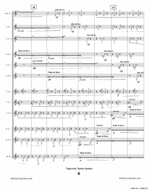 Ingravity（第一乐章）（总谱）