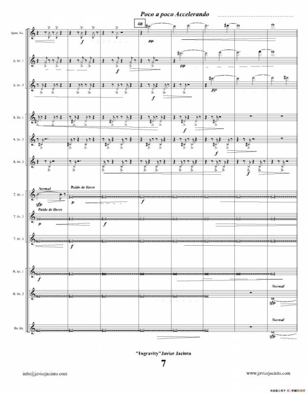 Ingravity（第一乐章）（总谱）