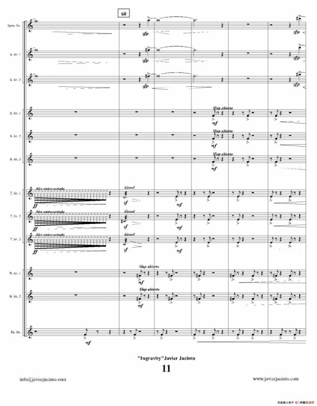 Ingravity（第一乐章）（总谱）