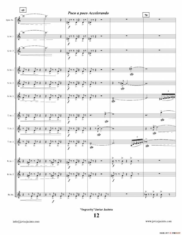 Ingravity（第一乐章）（总谱）