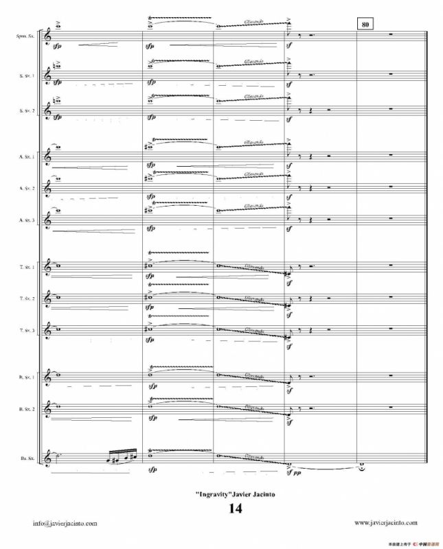 Ingravity（第一乐章）（总谱）
