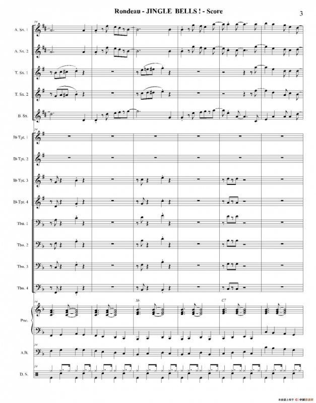 JINGLE BELLS！（总谱）