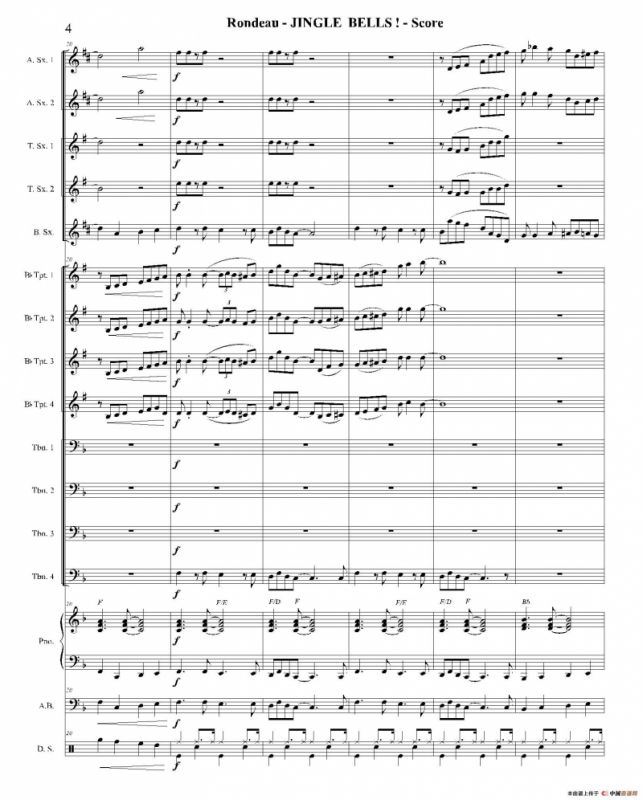 JINGLE BELLS！（总谱）