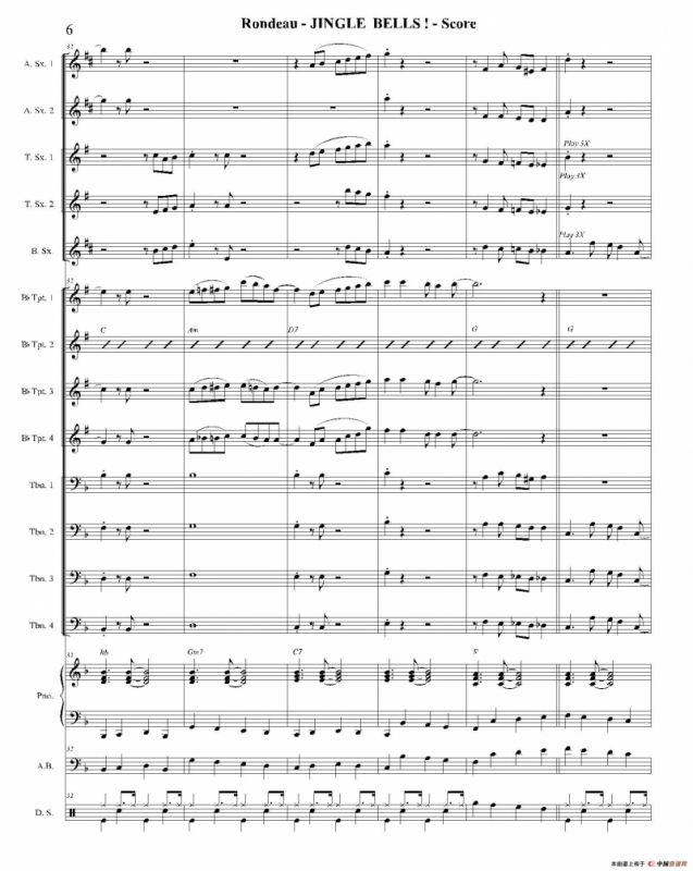 JINGLE BELLS！（总谱）