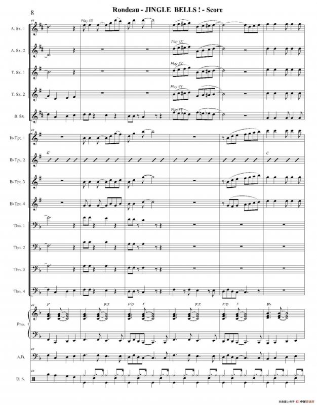 JINGLE BELLS！（总谱）