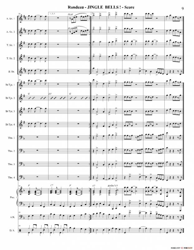 JINGLE BELLS！（总谱）