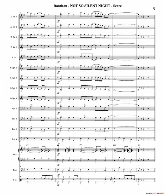 NOT SO SILENT NIGHT（总谱）