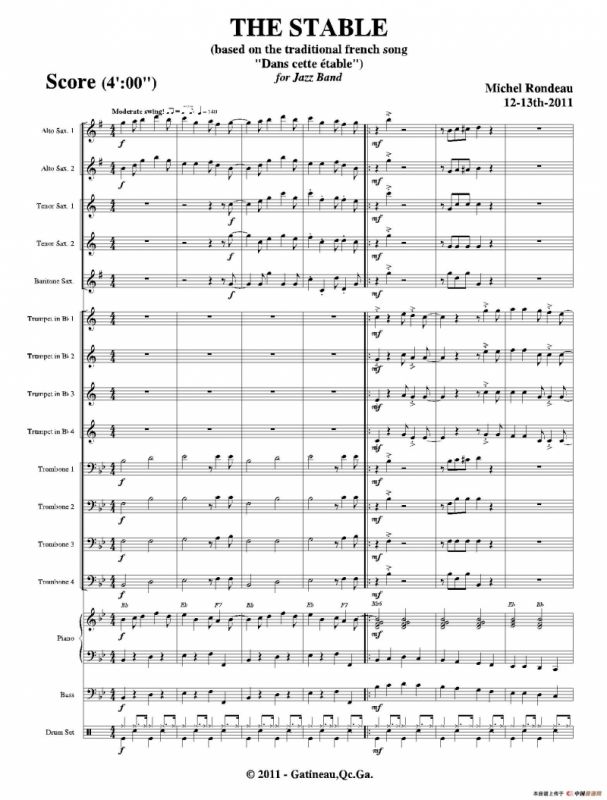 THE STABLE（总谱）