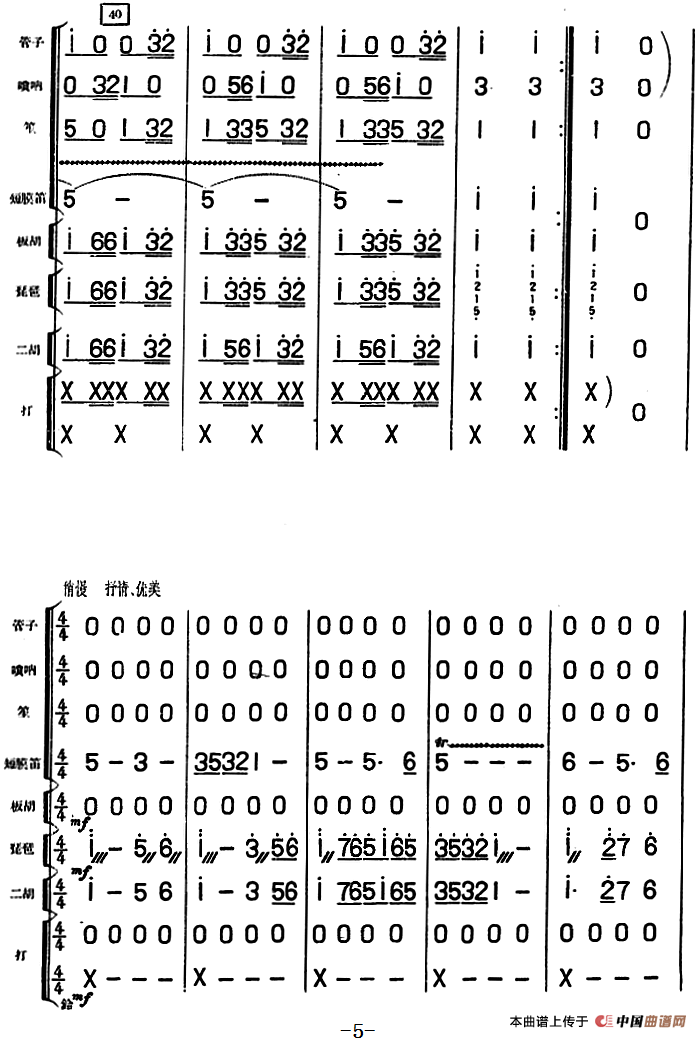 放风筝（儿童乐曲、民族管弦乐总谱）