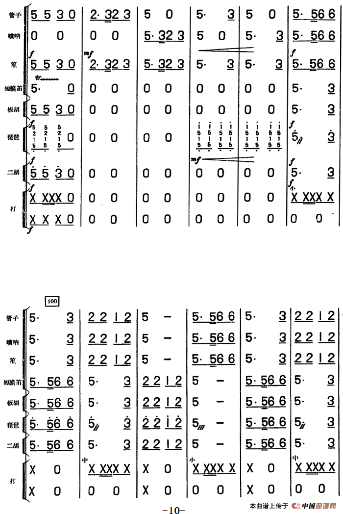 放风筝（儿童乐曲、民族管弦乐总谱）