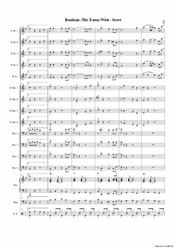 THE X-MAS WISH（总谱）