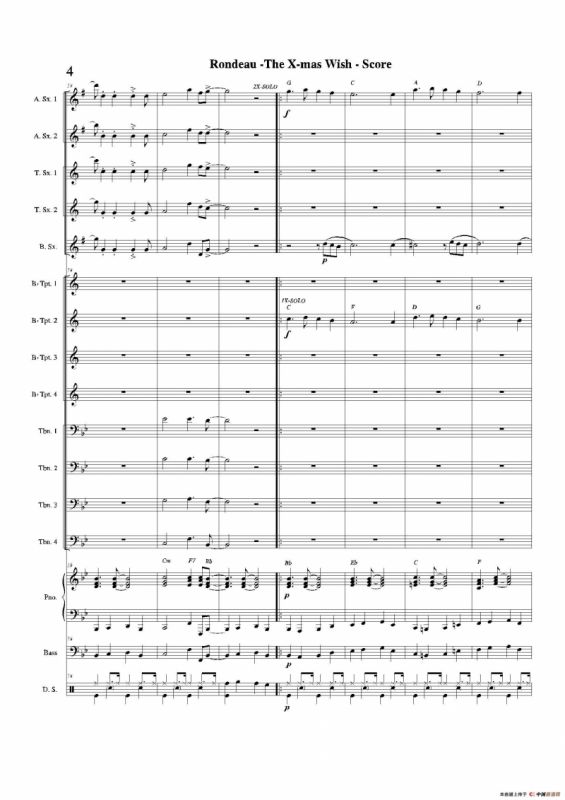 THE X-MAS WISH（总谱）