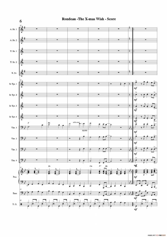 THE X-MAS WISH（总谱）