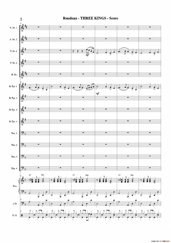 THREE KINGS（总谱）