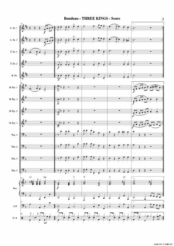 THREE KINGS（总谱）