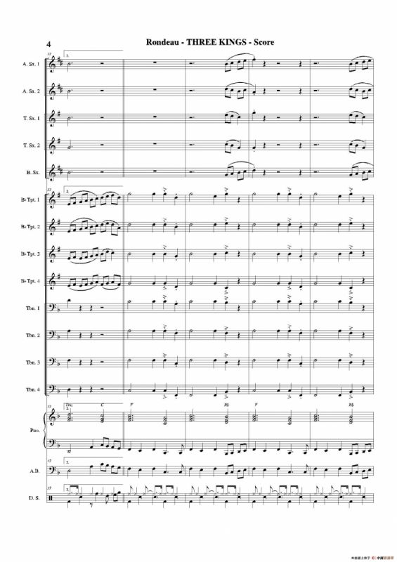 THREE KINGS（总谱）
