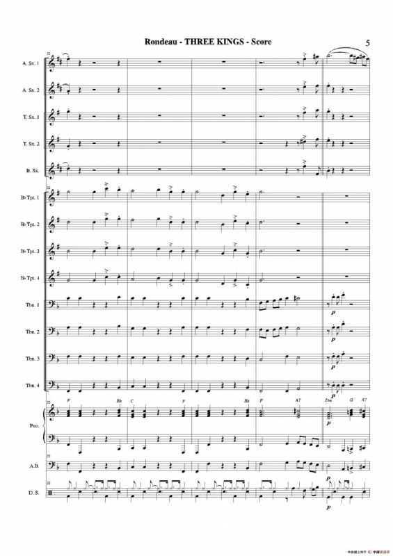 THREE KINGS（总谱）