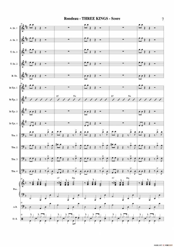 THREE KINGS（总谱）