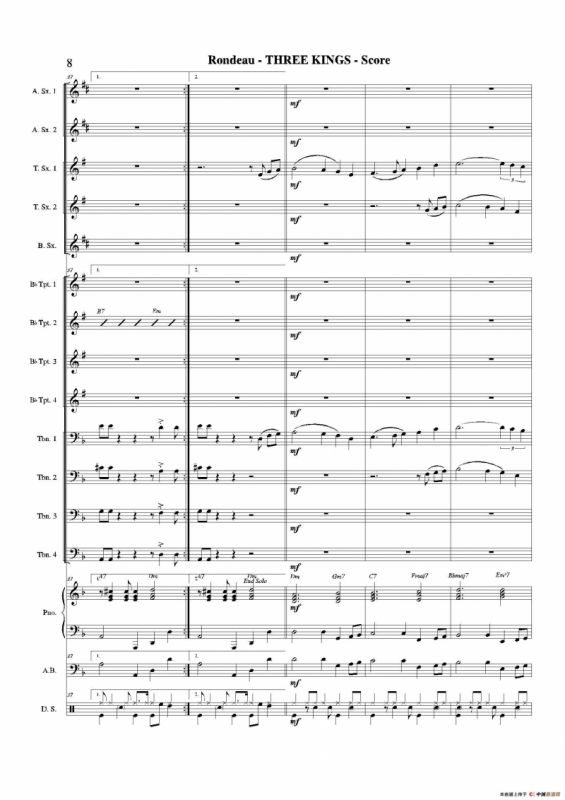 THREE KINGS（总谱）