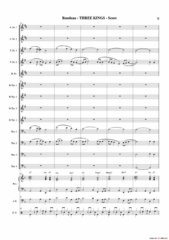 THREE KINGS（总谱）