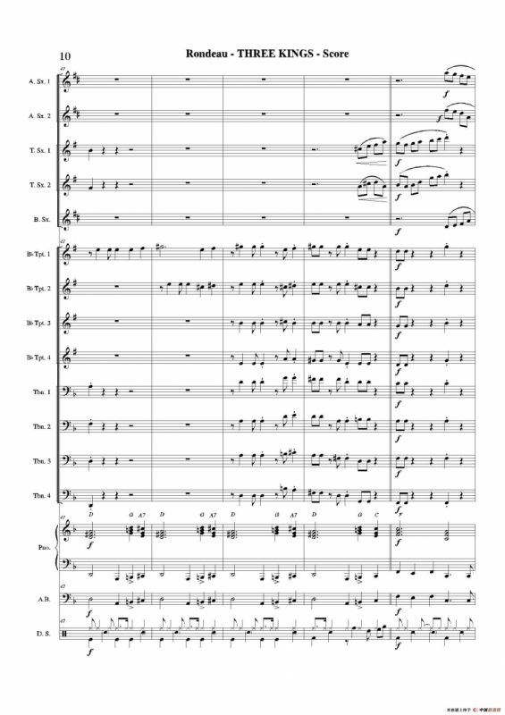 THREE KINGS（总谱）