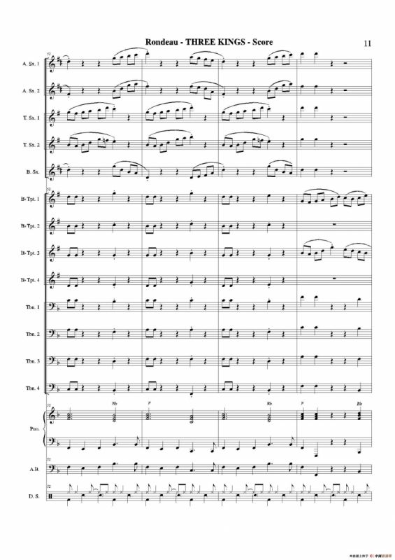 THREE KINGS（总谱）