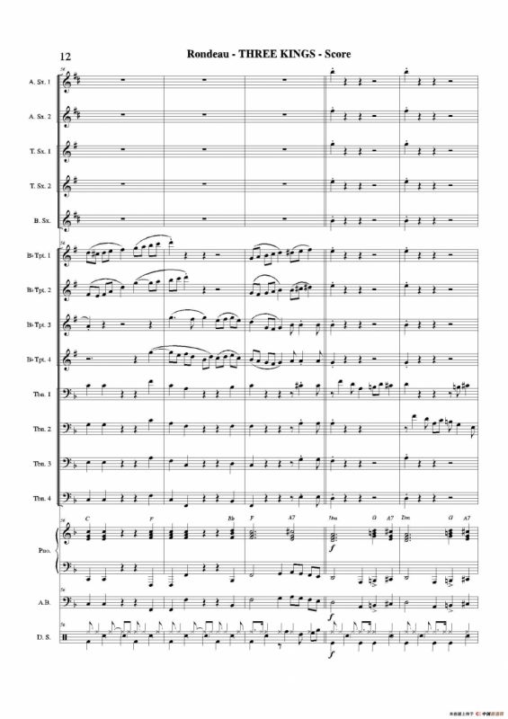 THREE KINGS（总谱）