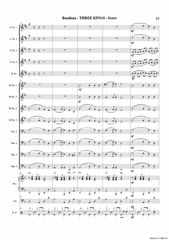 THREE KINGS（总谱）