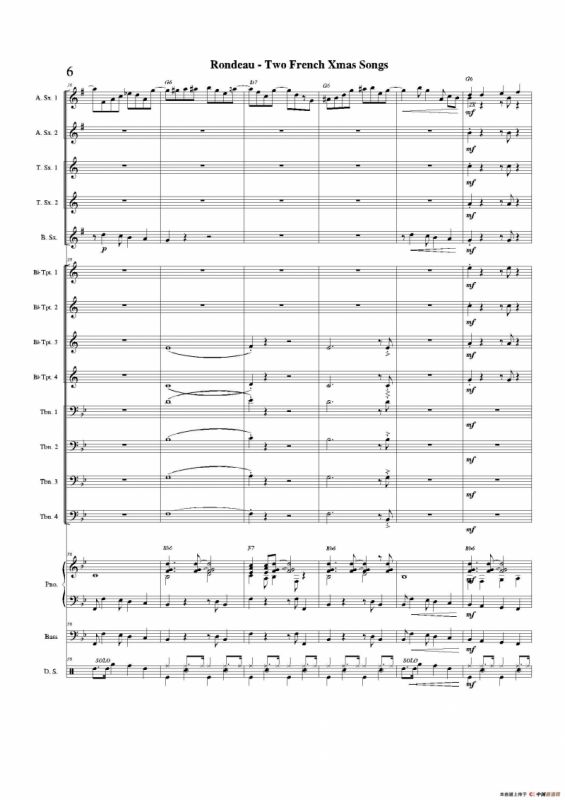 Two French Xmas Songs（总谱）