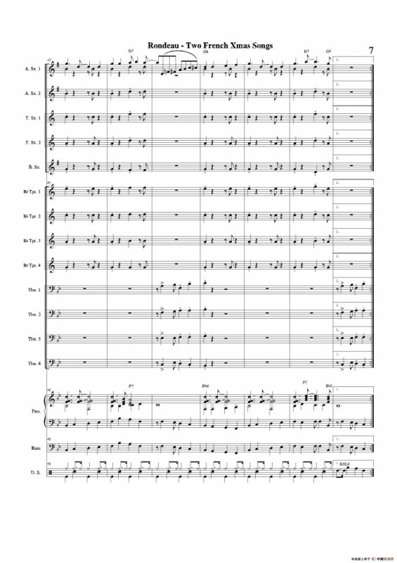 Two French Xmas Songs（总谱）