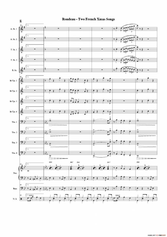 Two French Xmas Songs（总谱）