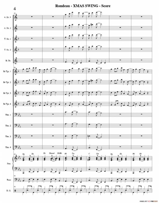 XMAS SWING（总谱）