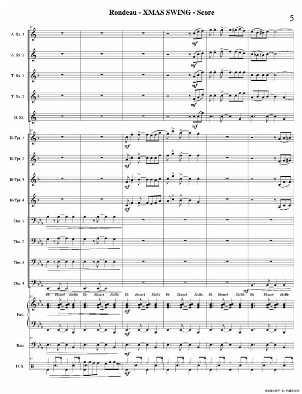 XMAS SWING（总谱）