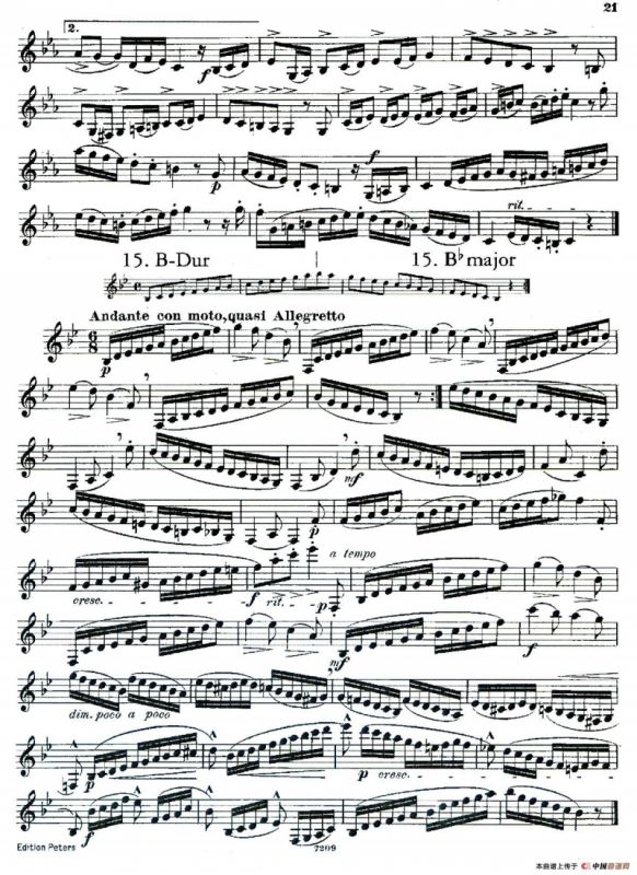 DEMNITZ（单簧管练习曲）