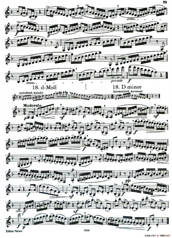 DEMNITZ（单簧管练习曲）