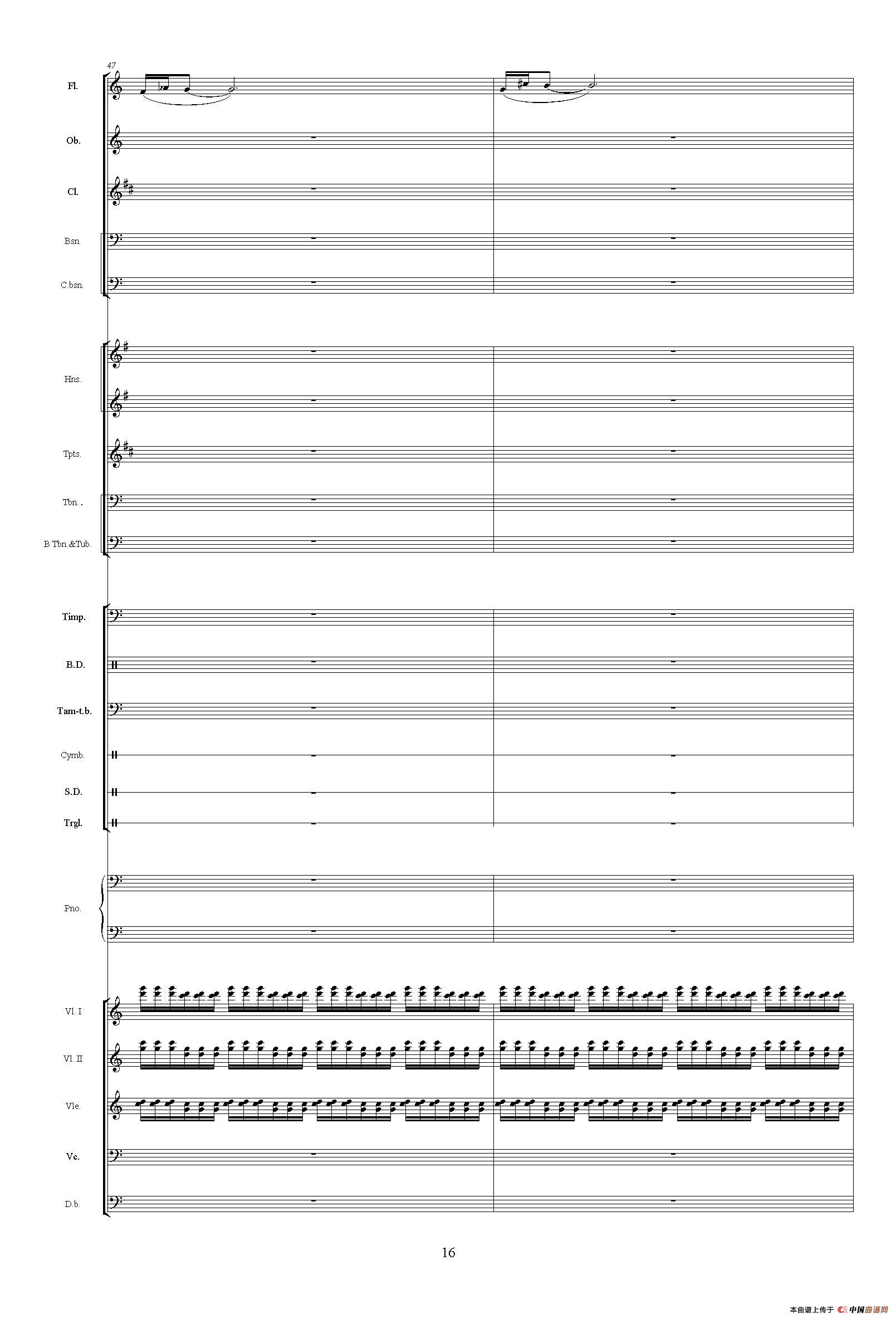 镇压叛乱（《中山颂·交响组曲》之六）（交响乐队总谱）