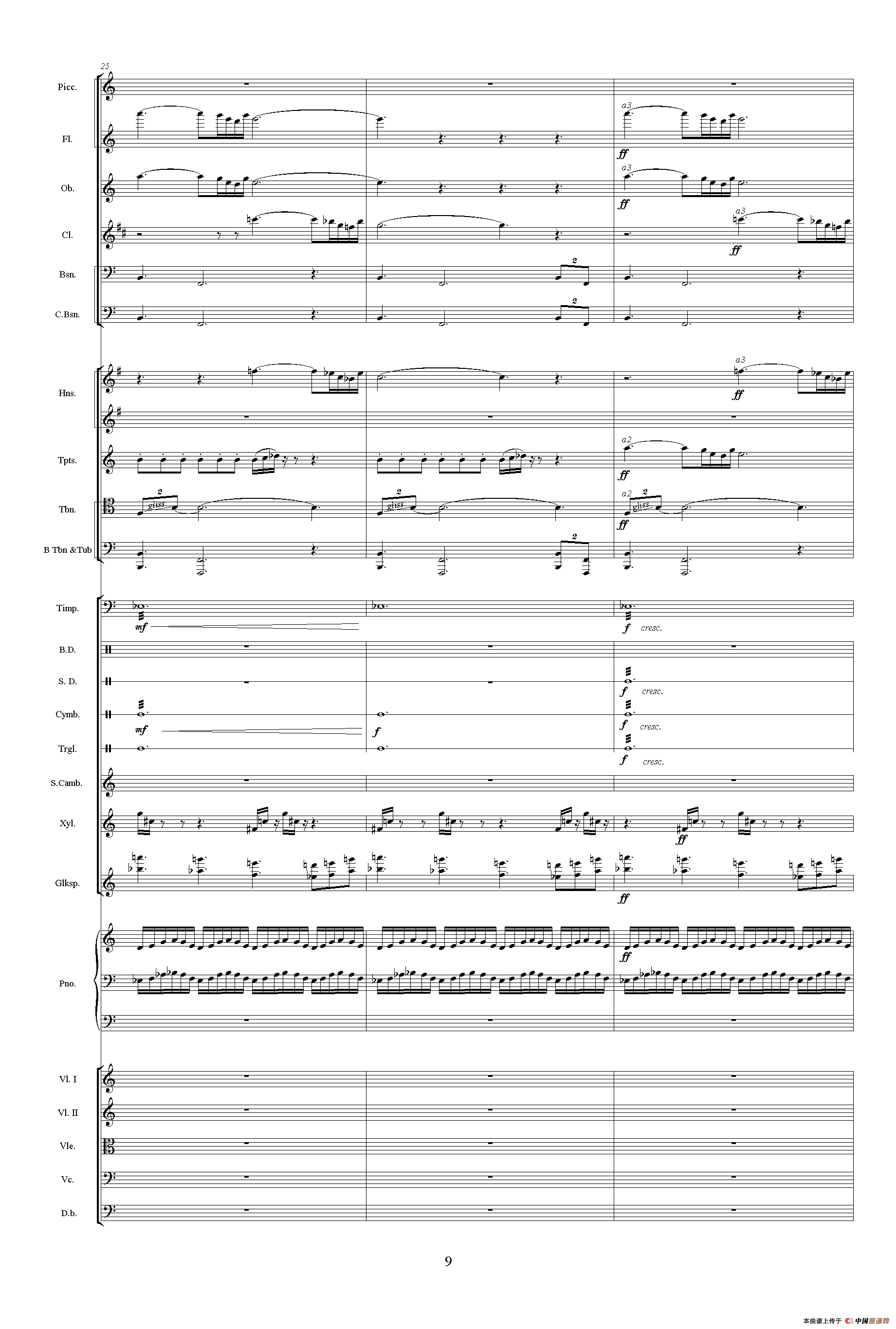 惠洲大战（《中山颂·交响组曲》之三）（交响乐队总谱）