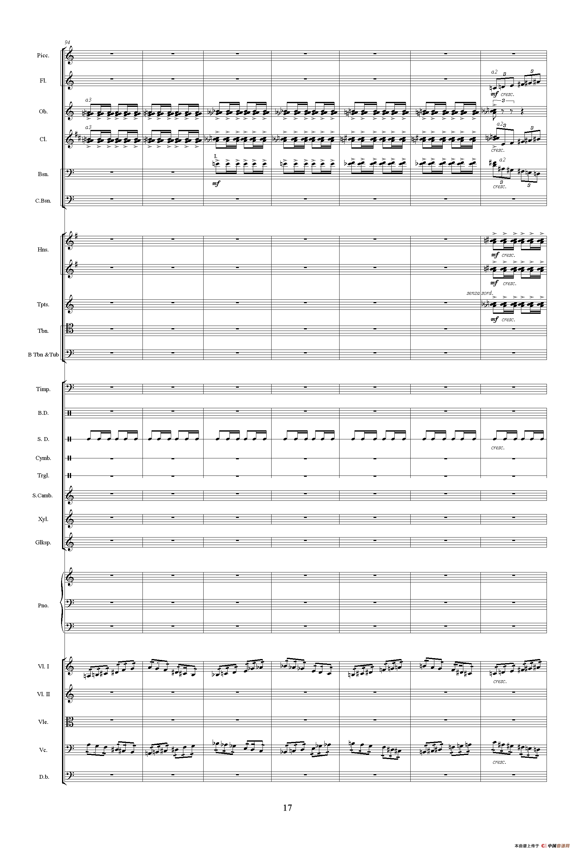 惠洲大战（《中山颂·交响组曲》之三）（交响乐队总谱）