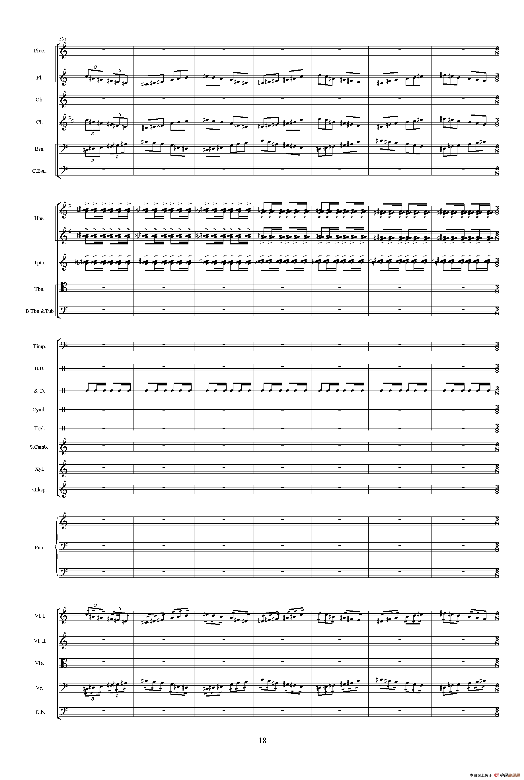 惠洲大战（《中山颂·交响组曲》之三）（交响乐队总谱）