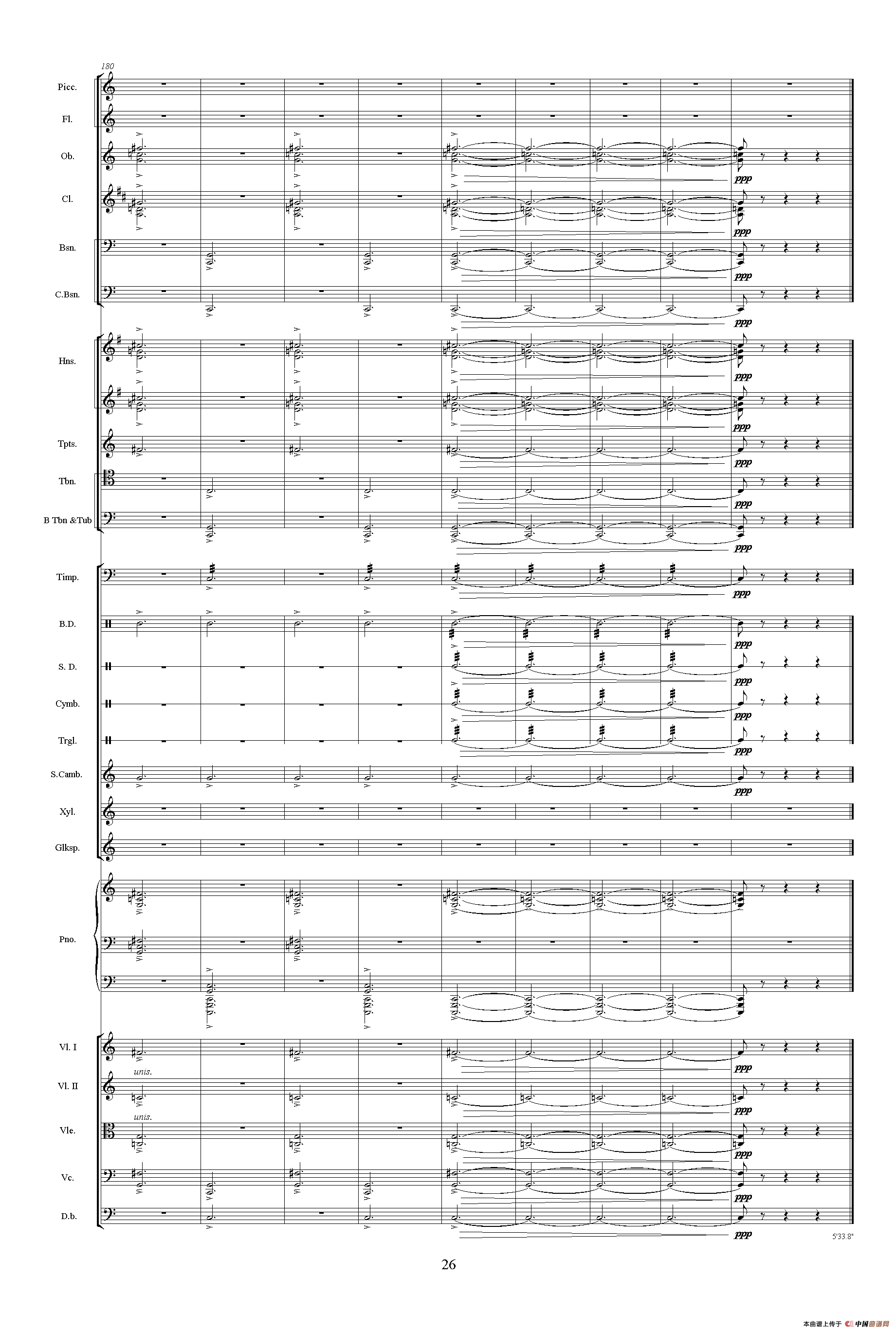 惠洲大战（《中山颂·交响组曲》之三）（交响乐队总谱）