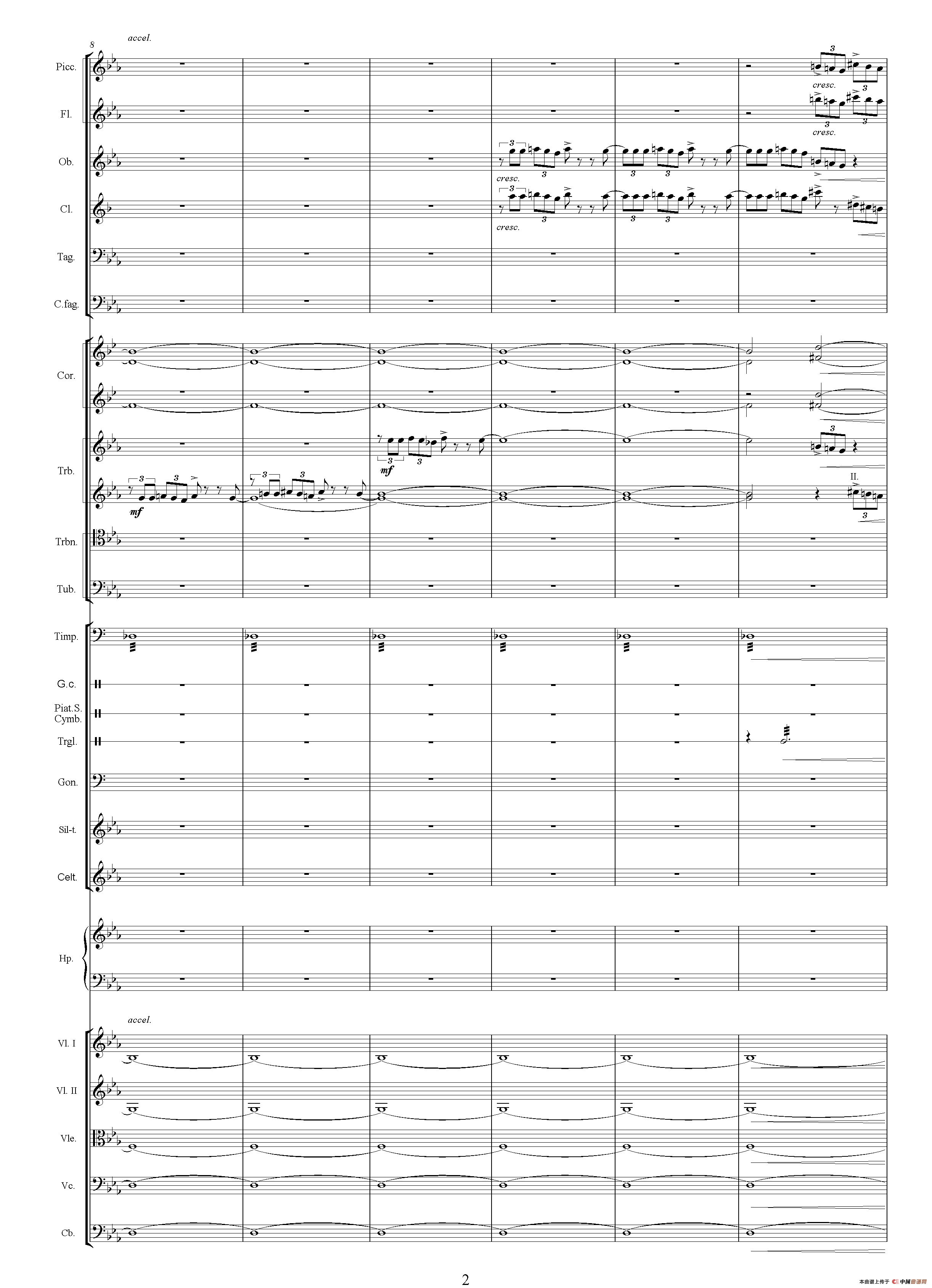 为什么（选自影片《太阳和人》、交响乐队总谱）