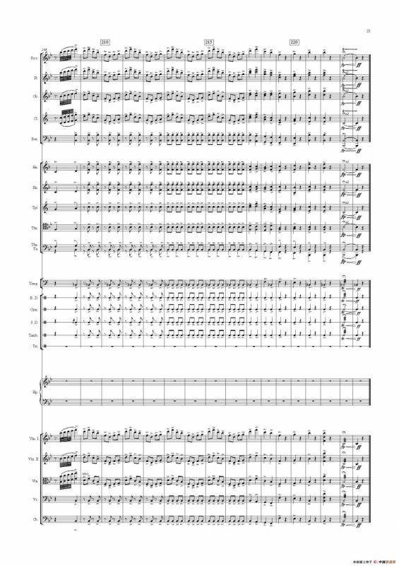春色满园（管弦乐队总谱）